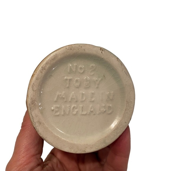 Toby Jug Mug Pitcher Made in England Tavern Décor Médieval Ambiance Vintage - Picture 8 of 10